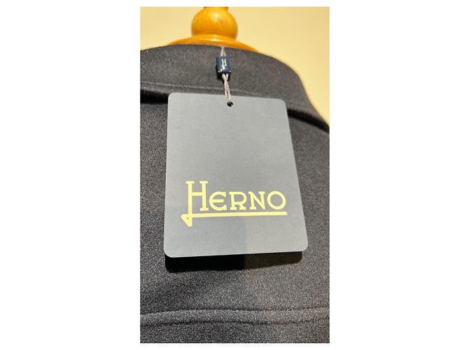 Giacca Herno in lana e cashmere blu navy Blu scuro - vista 7