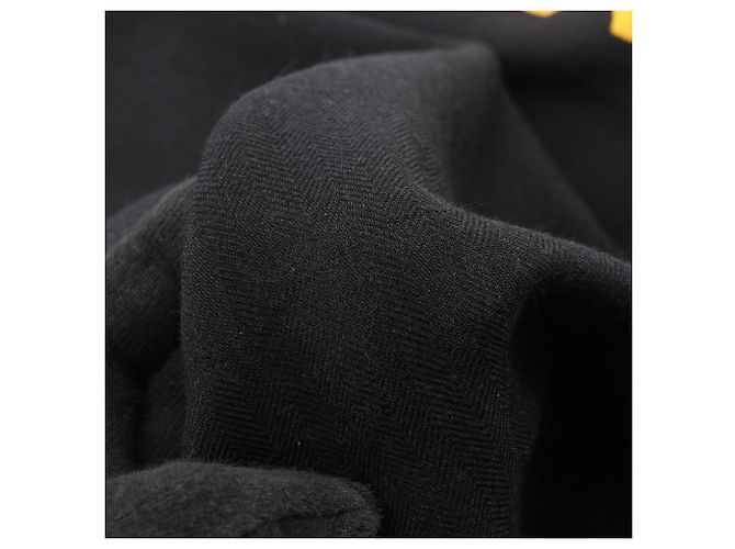 Sciarpa Hermès Carré Geant LISTA IN CATENE 140 Nero Multicolore - vista 7