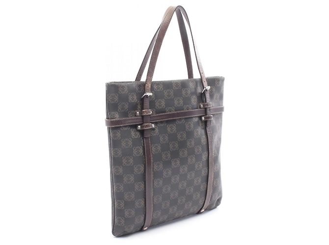 Borsa Tote Anagram Repeat Loewe Marrone - Ansicht 2