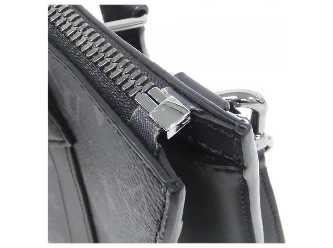 Borsa Cross Sac Plat Monogram Eclipse Louis Vuitton Nero - vista 6