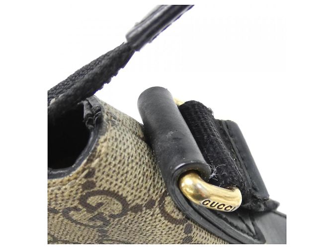 Borsa a spalla Gucci in tela GG Supreme beige - vista 5