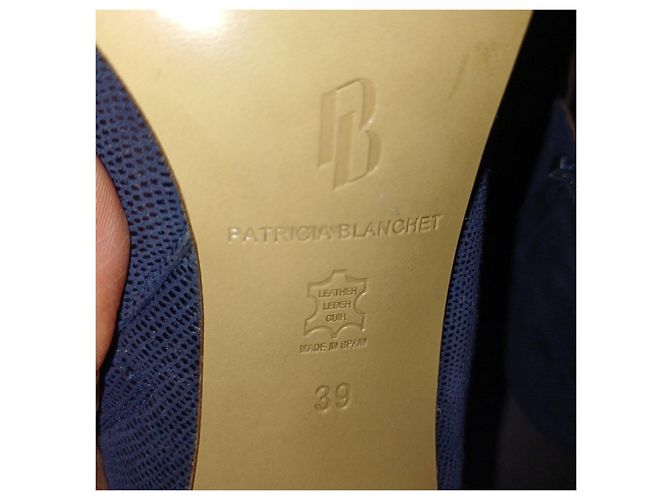 Patricia Blanchet Blaue Wildleder-Stiefeletten mit Glitzerdetails - Ansicht 11