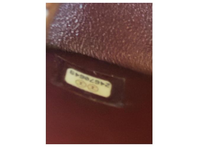 Timeless Peça muito rara. Bolsa Chanel Retangular com Aba em couro caviar preto - vista 14