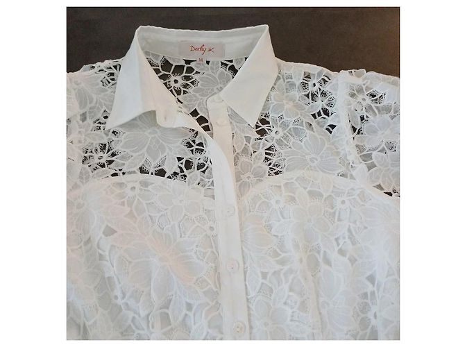 Rene Derhy Spitzenkleid Weiß - Ansicht 2