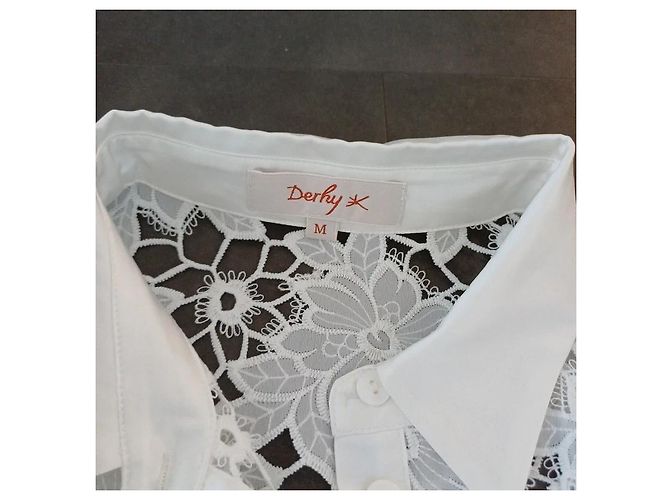 Rene Derhy Spitzenkleid Weiß - Ansicht 3