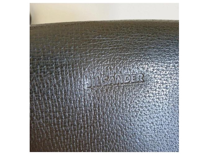 Borsa Box Jil Sander in pelle verde foresta Cachi - vista 15
