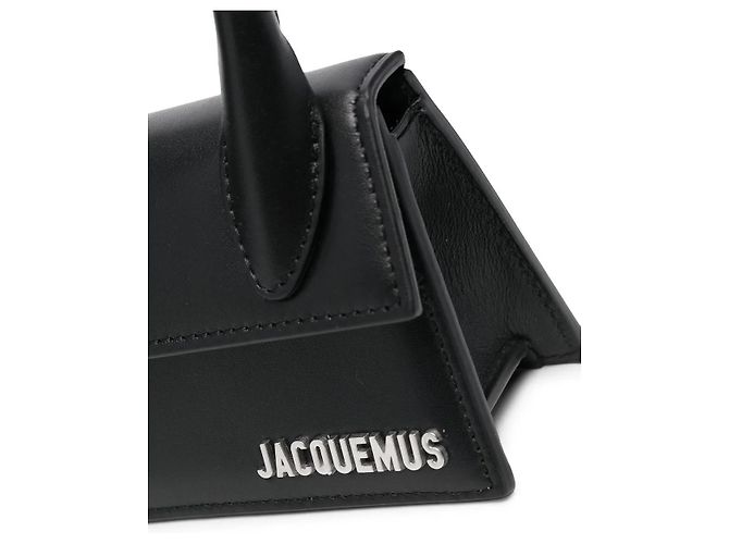Jacquemus Le Chiquito Mini Pelle Mini Nero - vista 3