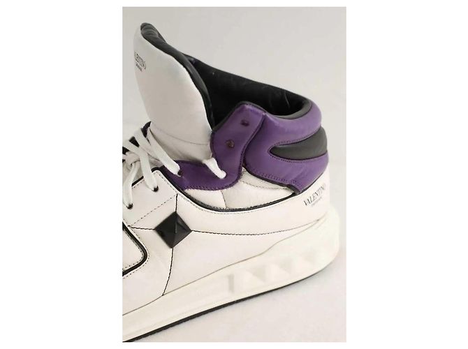 Valentino Baskets hautes blanches - vue 4