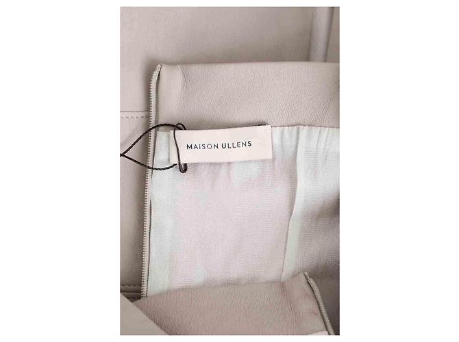 Maison Ullens Grey leather dress - view 5