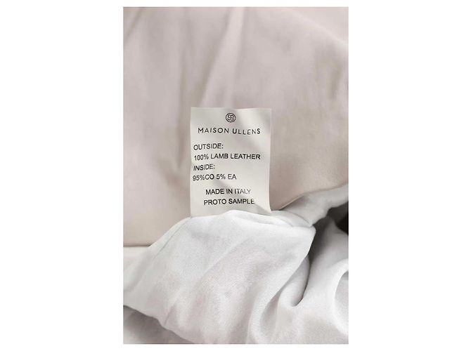 Maison Ullens Grey leather dress - view 6