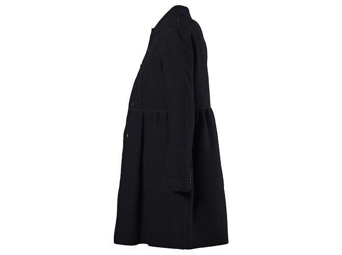 Set cappotto e vestito in lana nera Aspesi Nero - vista 2