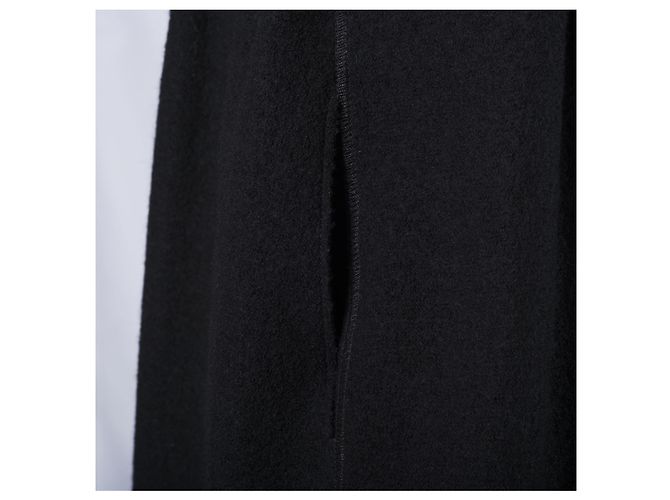 Set cappotto e vestito in lana nera Aspesi Nero - vista 7