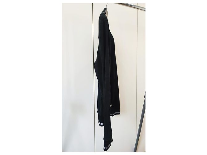 Bomber Dolce & Gabbana in camoscio (pelle di capra). Blu scuro - vista 6