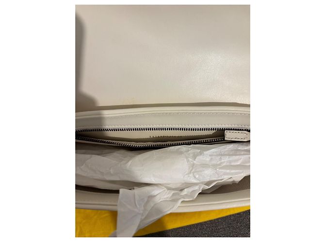 Borsa a mano Gucci x Adidas Marmont in pelle bianca - vista 5