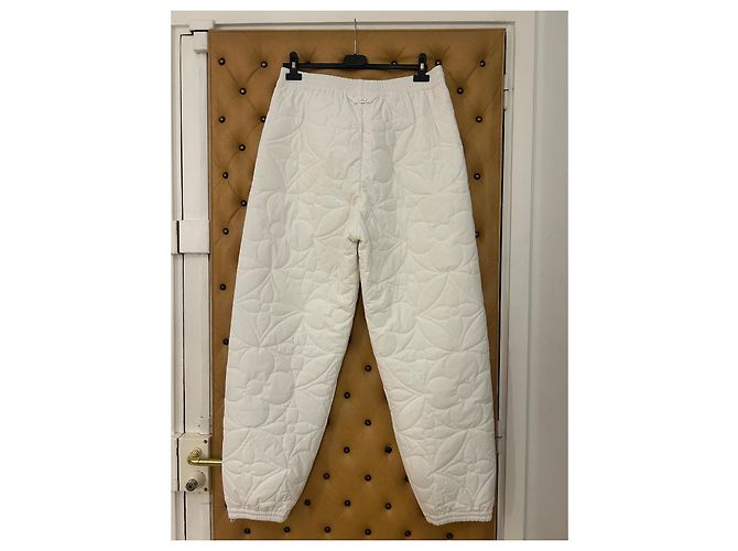 Pantaloni trapuntati Louis Vuitton Bianco - vista 2