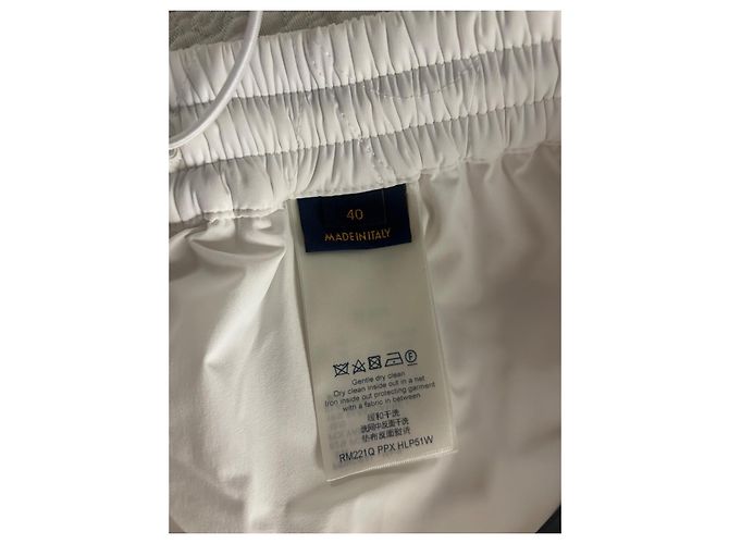 Pantaloni trapuntati Louis Vuitton Bianco - vista 4