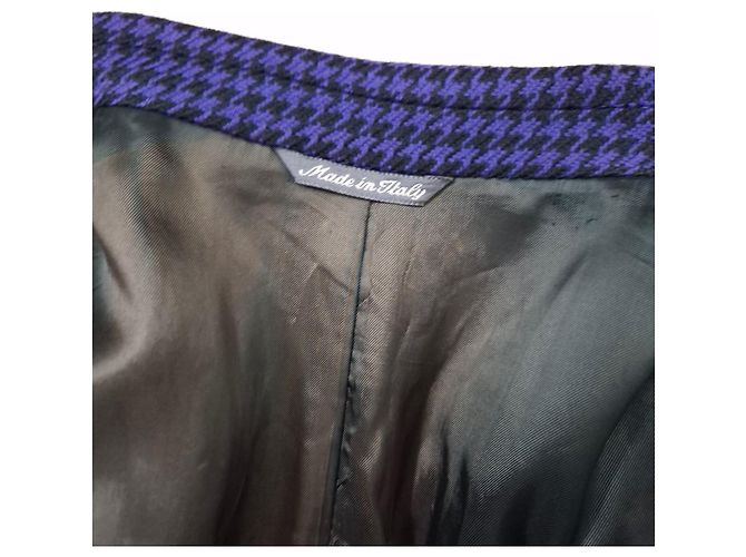 Versus Gianni Versace giacca viola da uomo Nero Viola scuro - vista 6