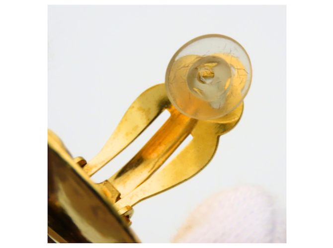Orecchini a clip placcati in oro Chanel Coco Mark D'oro - vista 11