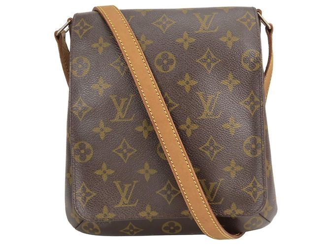 Borsa a Spalla Musette Salsa Louis Vuitton Marrone Monogramma - vista 2