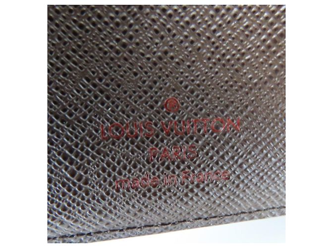 Cartera Joy Tri-fold Louis Vuitton Castaño Damier ebene - vista 15