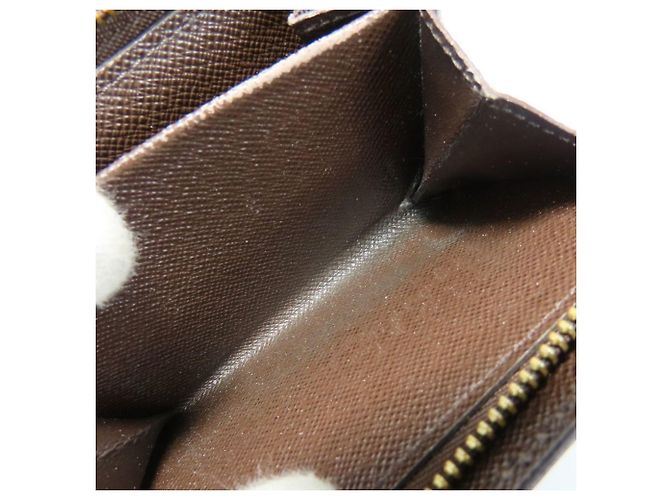 Cartera Joy Tri-fold Louis Vuitton Castaño Damier ebene - vista 27