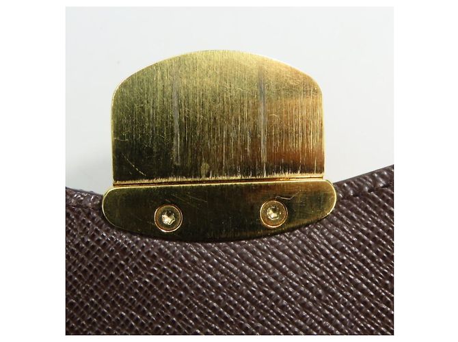 Cartera Joy Tri-fold Louis Vuitton Castaño Damier ebene - vista 28
