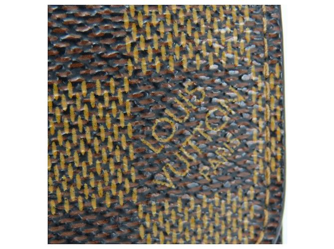 Cartera Joy Tri-fold Louis Vuitton Castaño Damier ebene - vista 7