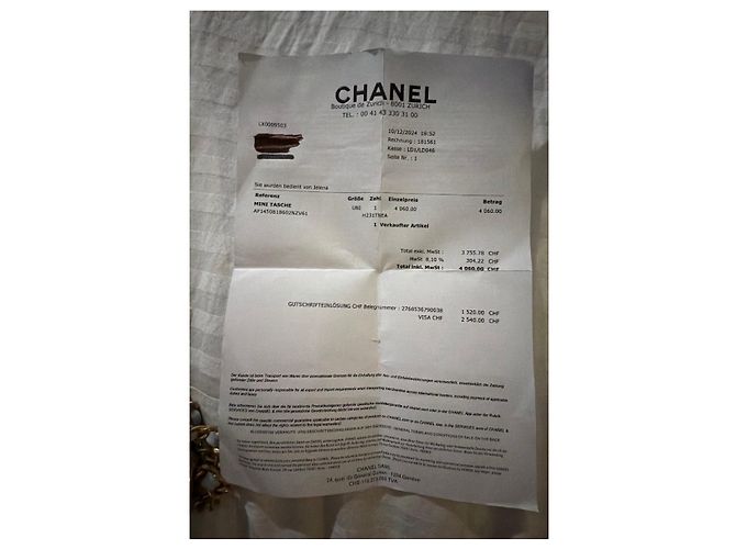 Wallet On Chain Portafoglio Chanel in Pelle Trapuntata Blu Chiaro - vista 16