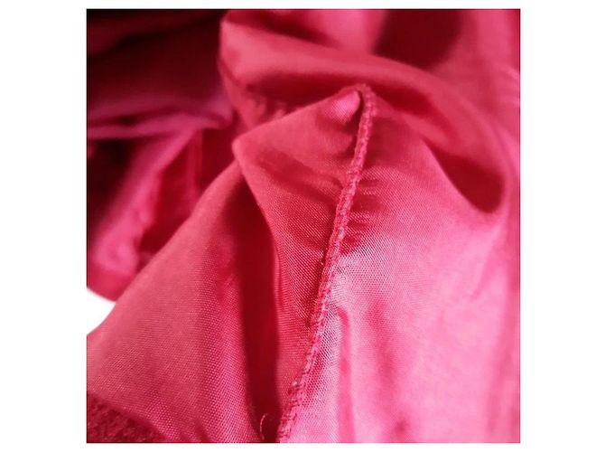 Burberry Woll und Kaschmir Jacke Dunkelrot Bordeaux - Ansicht 5