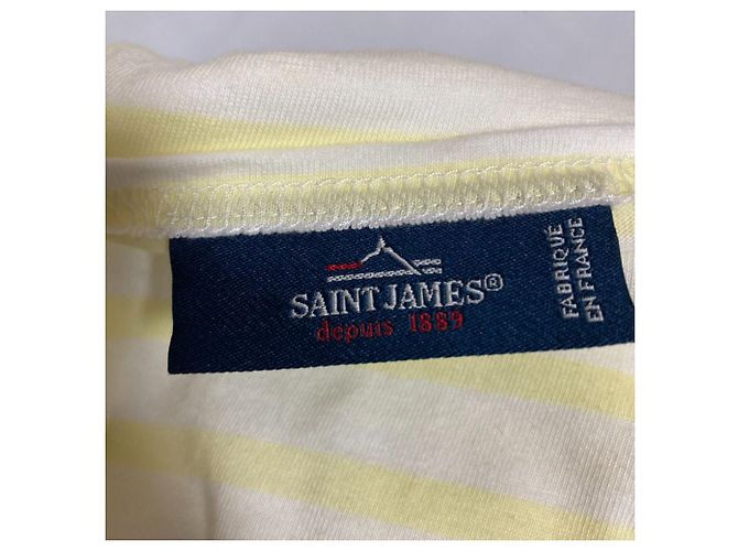 Autre Marque Camiseta de algodón Vasco Saint James Amarillo - vista 5