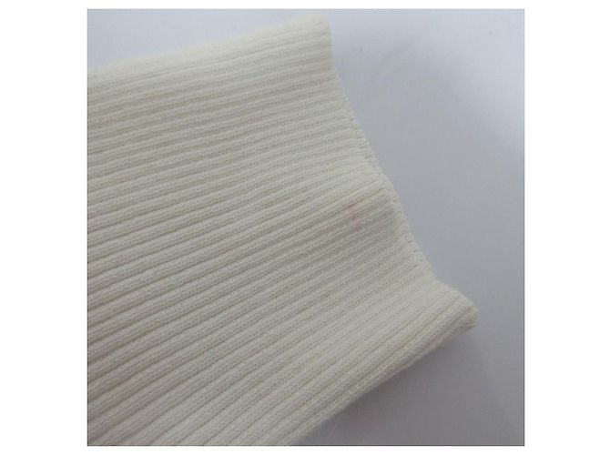Autre Marque Strickpullover mit besticktem Kragen Yori Weiß - Ansicht 9
