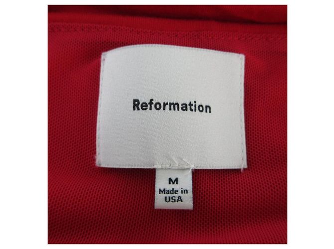 Autre Marque Reformation Kleid Rot - Ansicht 4