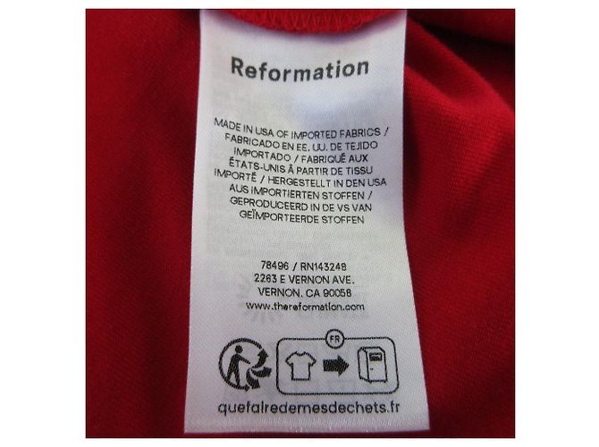 Autre Marque Reformation Kleid Rot - Ansicht 5