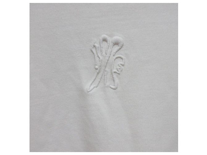 T-shirt à manches courtes brodé du logo Moncler Blanc - vue 5