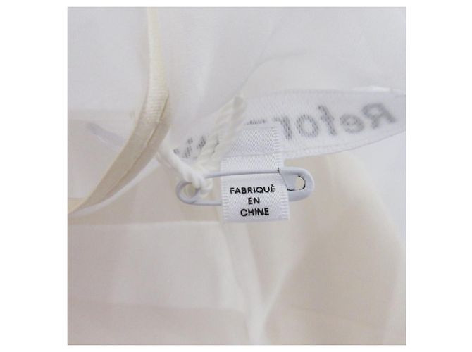 Autre Marque Vestido Vina de Reformation Blanco - vista 10