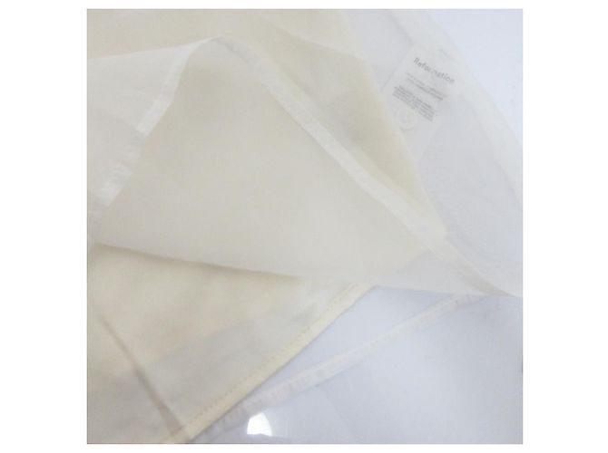Autre Marque Vestido Vina de Reformation Blanco - vista 7