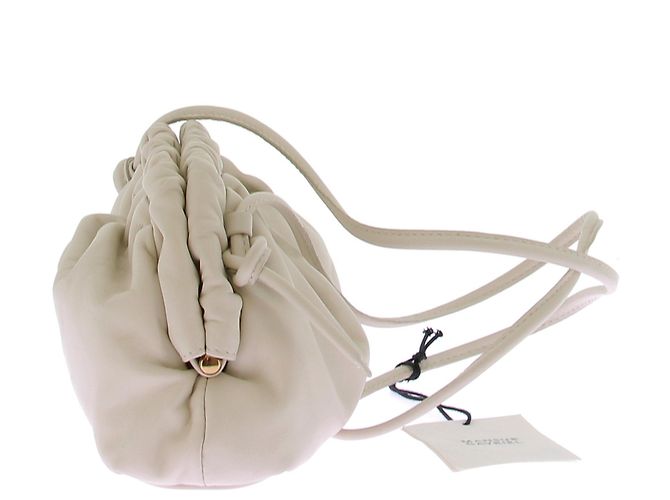 Mansur Gavriel Borsa "Mini Cloud Clutch" ecrù - vista 3
