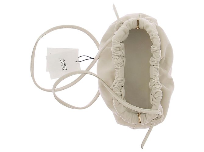 Mansur Gavriel Borsa "Mini Cloud Clutch" ecrù - vista 6