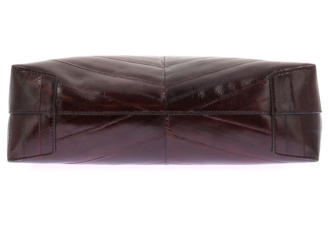 Tod's Borsa in croco marrone embossata - vista 7