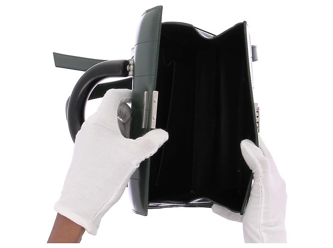 Ami Sac en cuir vert foncé - vue 5