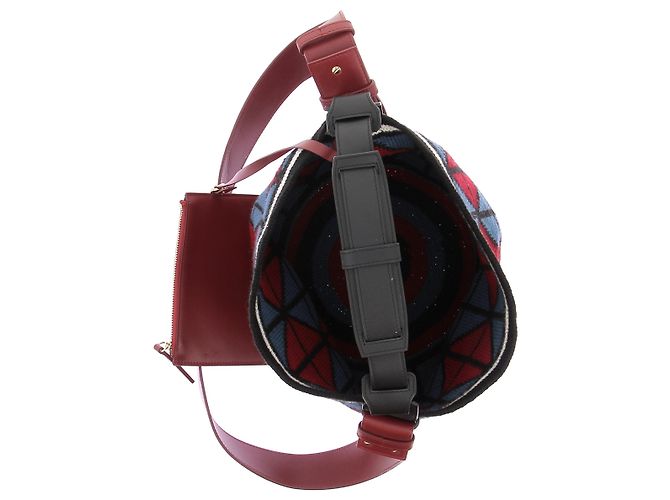 Autre Marque Borsa in tessuto rossa e blu AZ FACTORY Rosso - vista 6
