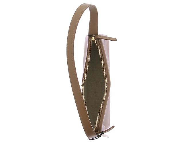 Borsa Mansur Gavriel in pelle marrone con strisce - vista 6