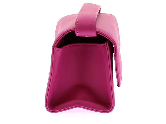 Autre Marque Bolsa retangular rosa com alça de couro - vista 3