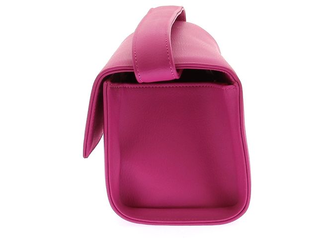 Autre Marque Bolsa retangular rosa com alça de couro - vista 4