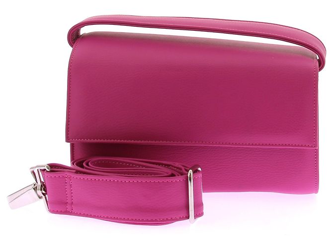 Autre Marque Bolsa retangular rosa com alça de couro - vista 8