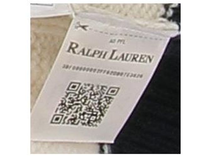 Polo Ralph Lauren Weißer und marinefarbener Cashmere-Cardigan - Ansicht 5