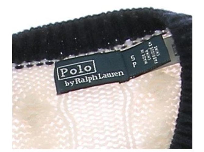 Polo Ralph Lauren Weißer und marinefarbener Cashmere-Cardigan - Ansicht 6