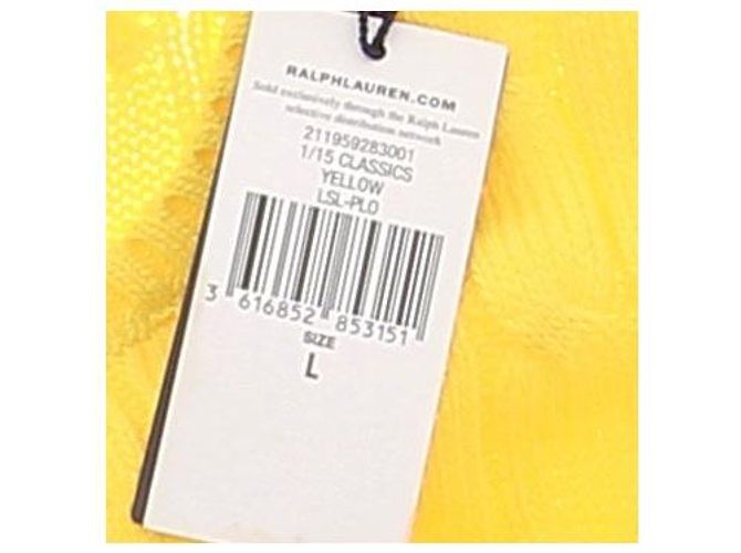 Polo Ralph Lauren Gelbes, gedrehtes Crop-Top aus Strick - Ansicht 5