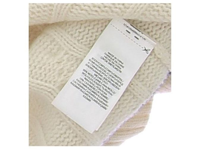 Polo Ralph Lauren Weißer Pullover aus strukturiertem Cashmere - Ansicht 5