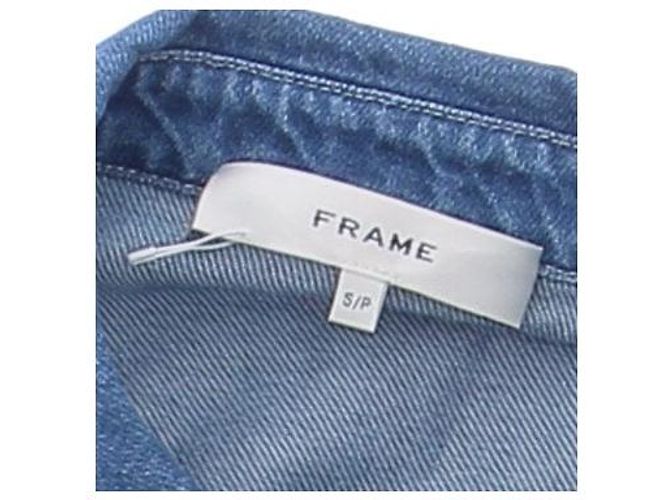 Frame Denim Camisa sin mangas de denim Azul - vista 5
